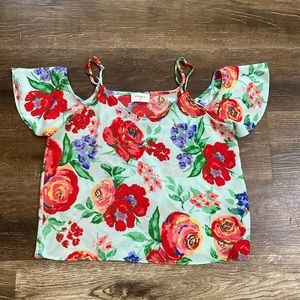 Everly  cold shoulder top
